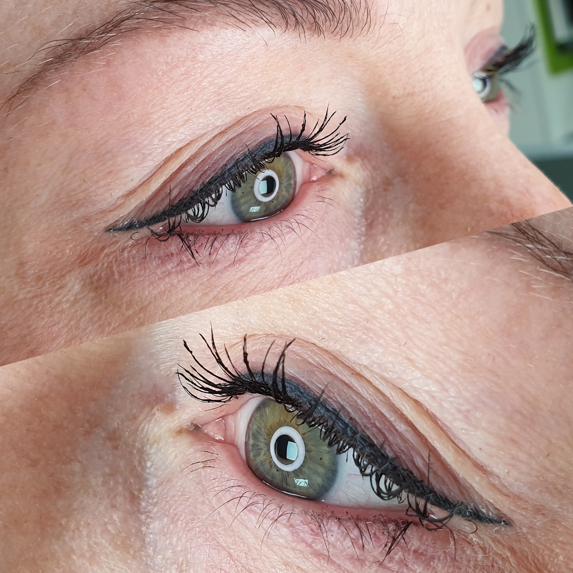 eyeliner boven en onder