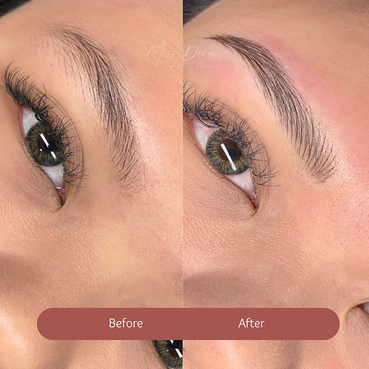 nanoblading wenkbrauwen