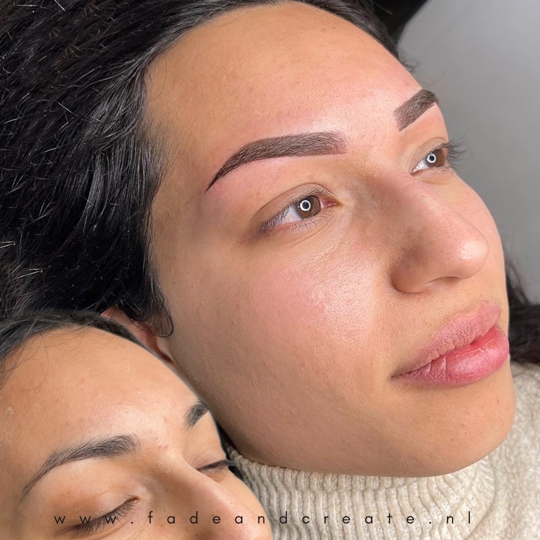 microblading lichte wenkbrauwen