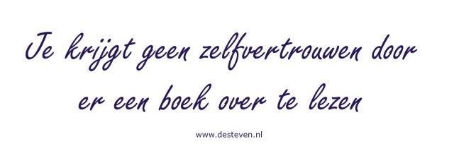 geen zelfvertrouwen